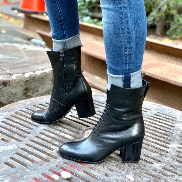 Pantanetti Shoes - Pantanetti Beautiful Mid Calf Boot with front Lace